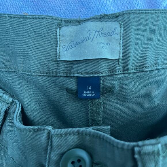 Universal Thread Green Cargo Pants Size 14 - Picture 6 of 6